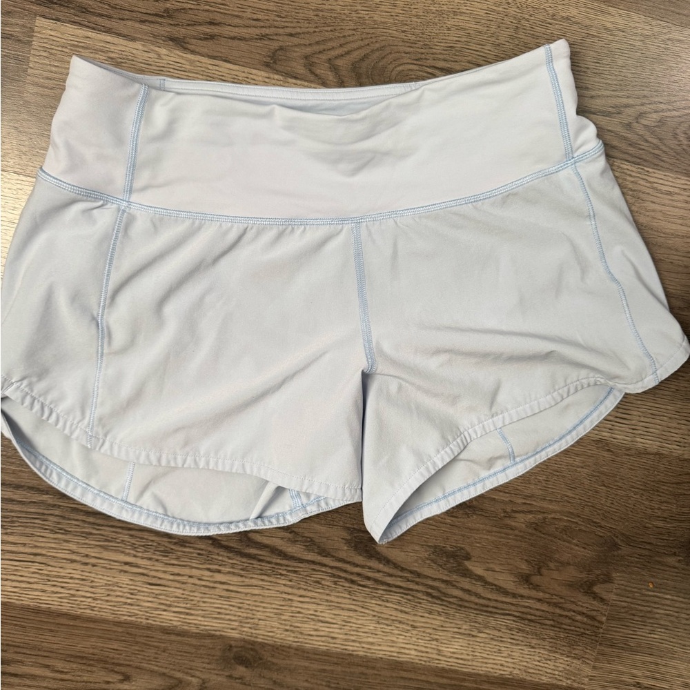 Lululemon Athletica Light Gray Athletic Shorts